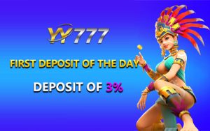 yy777 First deposit bonus